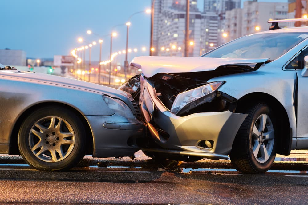 Head On Collision car accident in New London, CT